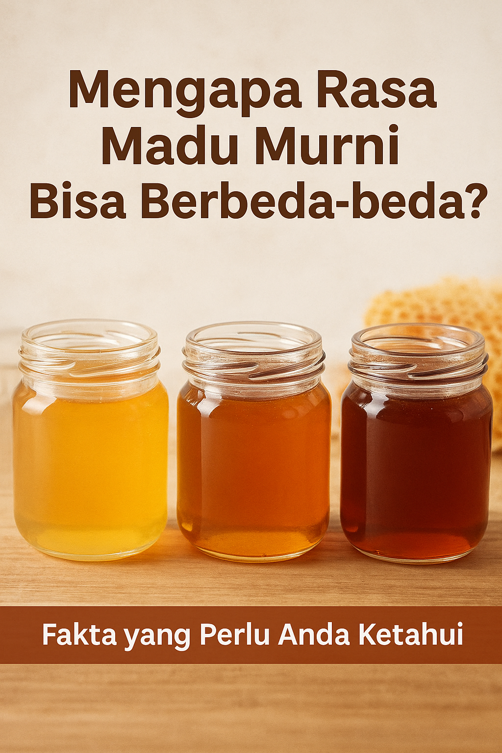 Mengapa Rasa Madu Murni Bisa Berbeda-beda? Fakta yang Perlu Anda Ketahui